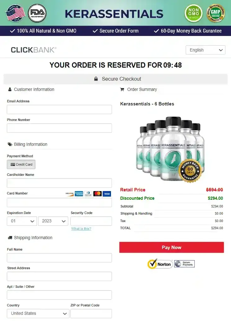 kerassentials order